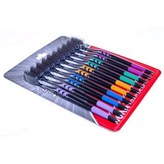 Vỉ 10 chiếc bàn chải đánh răng than tre hoạt tính an toàn