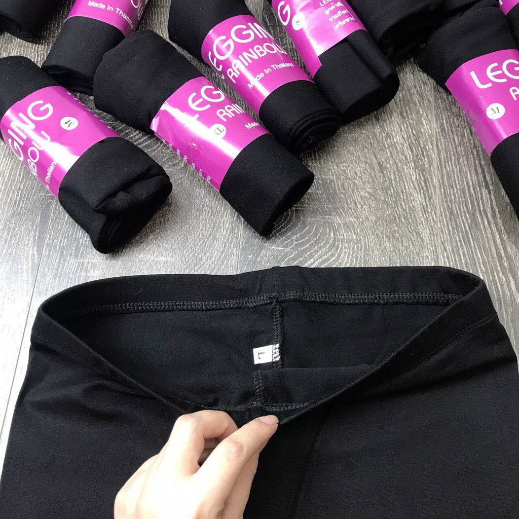 Quần Legging Đùi Cuộn Tím Cạp Cao Nâng Mông Trẻ Trung