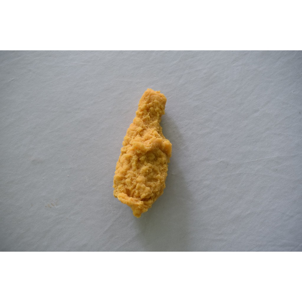 Đùi gà_mô hình xiên que bằng nhựa 13x5x4,8cm