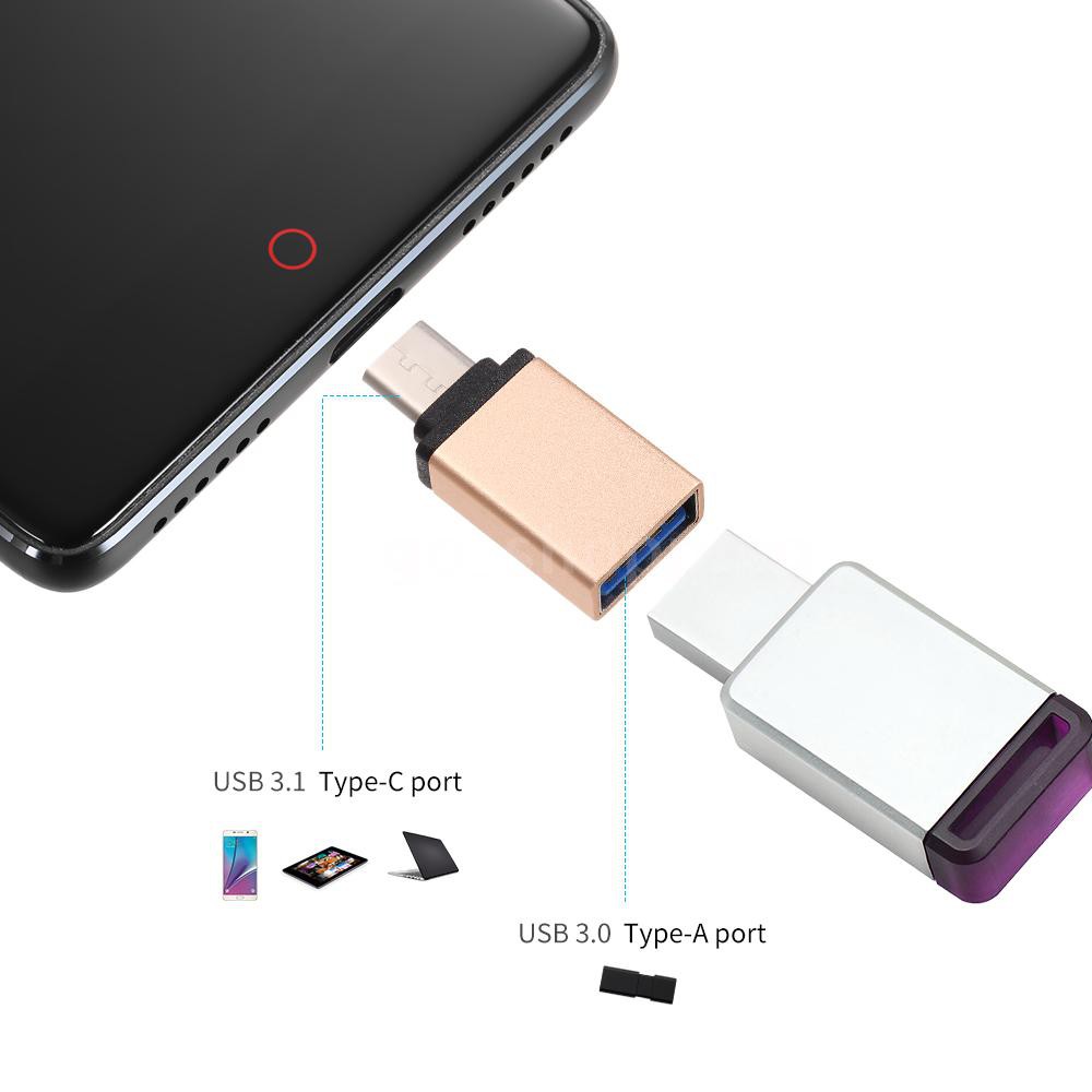 Đầu Chuyển Đổi Usb-C Sang Usb 3.0 Cho Xiaomi Mi5 Mi6 / Samsung Galaxy S8 Plus / Huawei