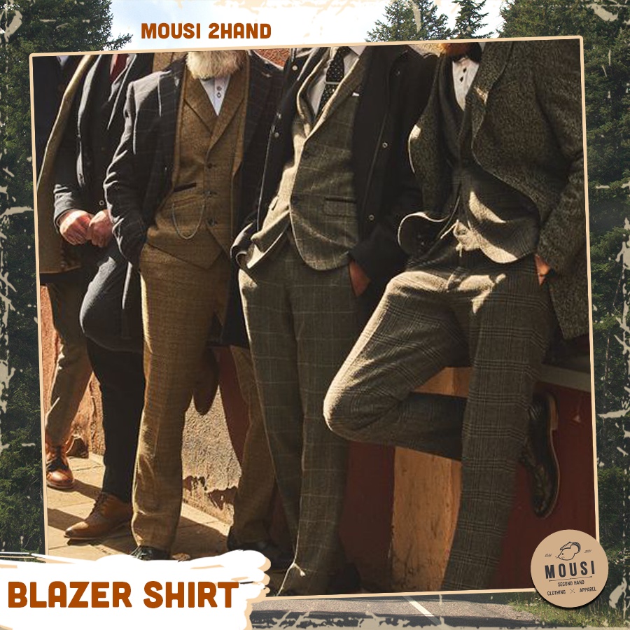 Áo blazer (vest) secondhand (2hand)- [𝐅𝐑𝐄𝐄 𝐒𝐇𝐈𝐏] - vintage, cổ điển, unisex-(inbox shop để được tư vấn size) Mousi 2hand | BigBuy360 - bigbuy360.vn