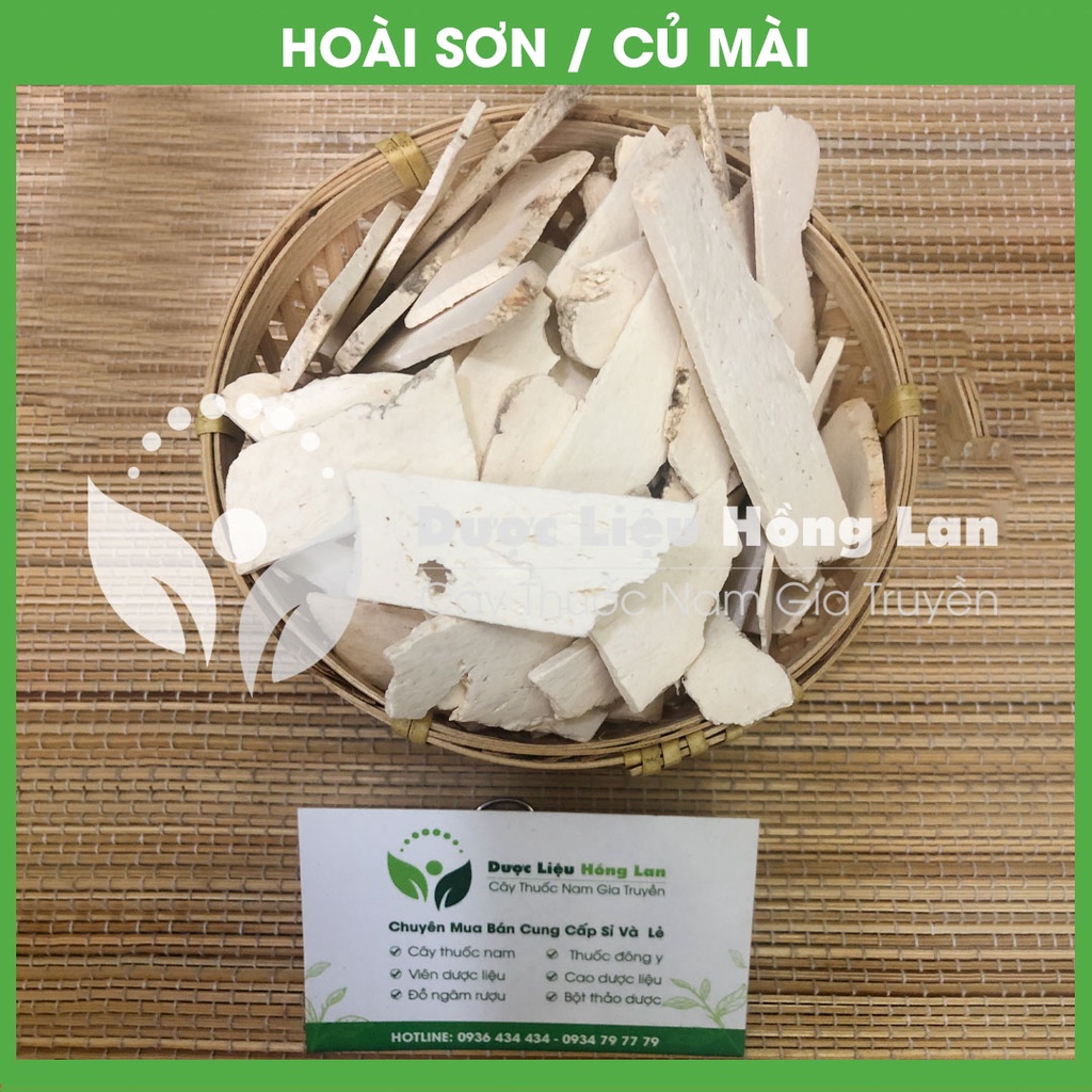 CỦ MÀI (HOÀI SƠN) khô sạch đóng gói 1kg - ctyduoclieuhonglan