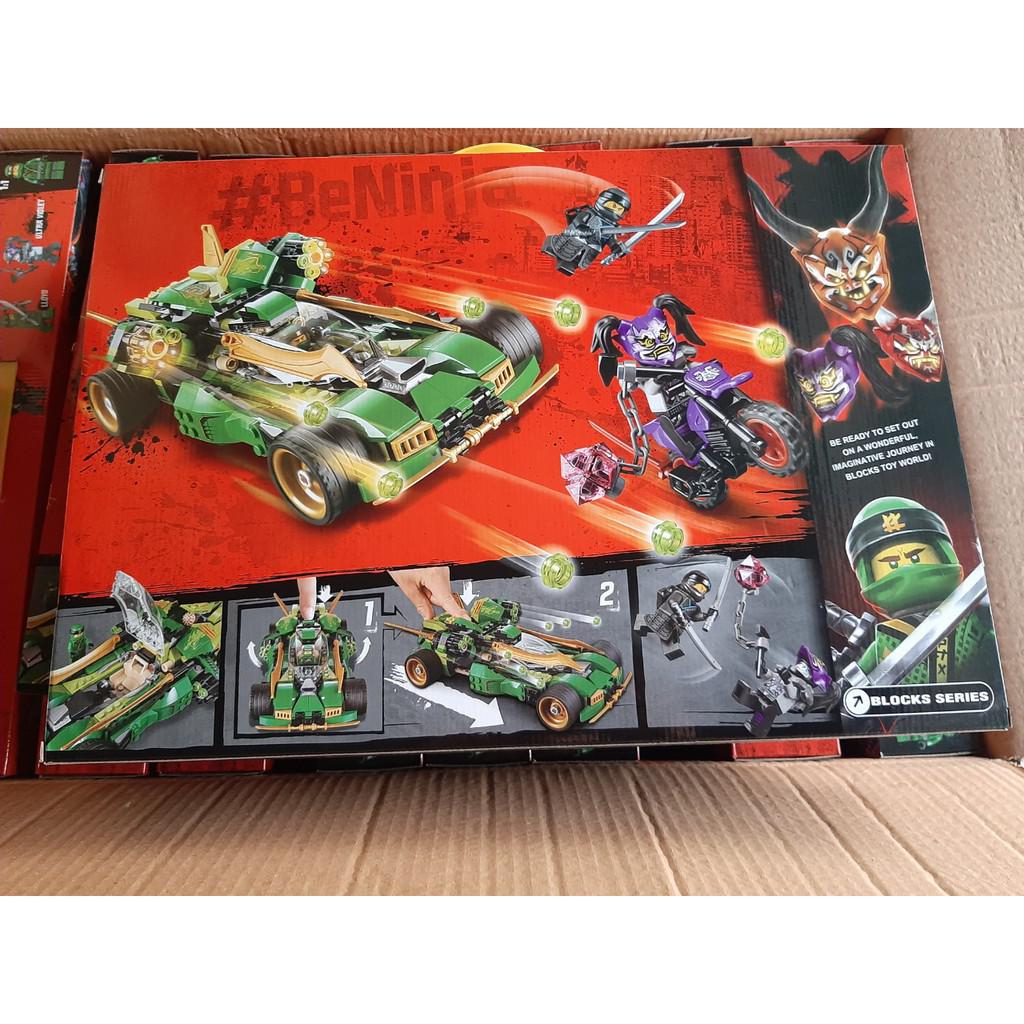 Bán   lắp ráp Lego Ninjago zimo 4013 Xe Đua Bóng Đêm Của Ninja