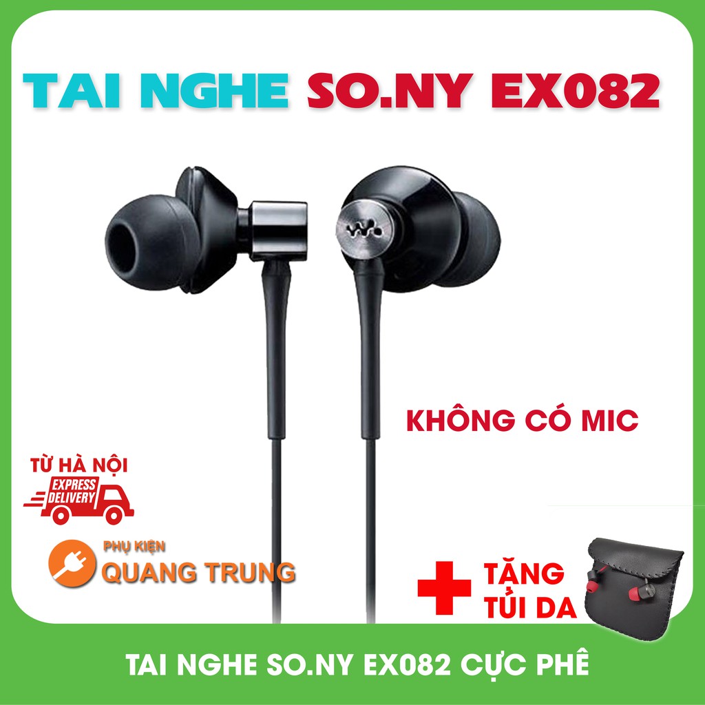 Tai nghe Sony MDR-ex082 walkman,nghe cực êm,tặng túi da cực hot