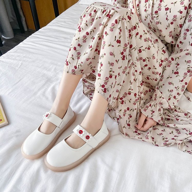 Giày Đế Thấp Mũi Tròn Cho Nữ