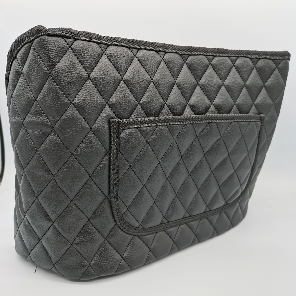 Túi da PU treo ghế ô tô  Túi lưới để đồ- treo sau ghế xe hơi