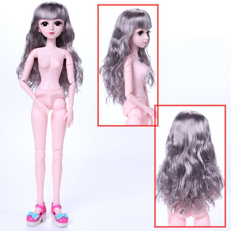 Búp Bê Trơn BJD 18 Khớp Linh Hoạt Mắt 3D Lấp Lánh - Cao 60cm KHÔNG NHẠC