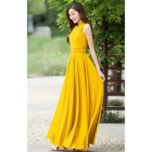 ĐẦM XÒE DÀI CỔ CHOÀNG 2042