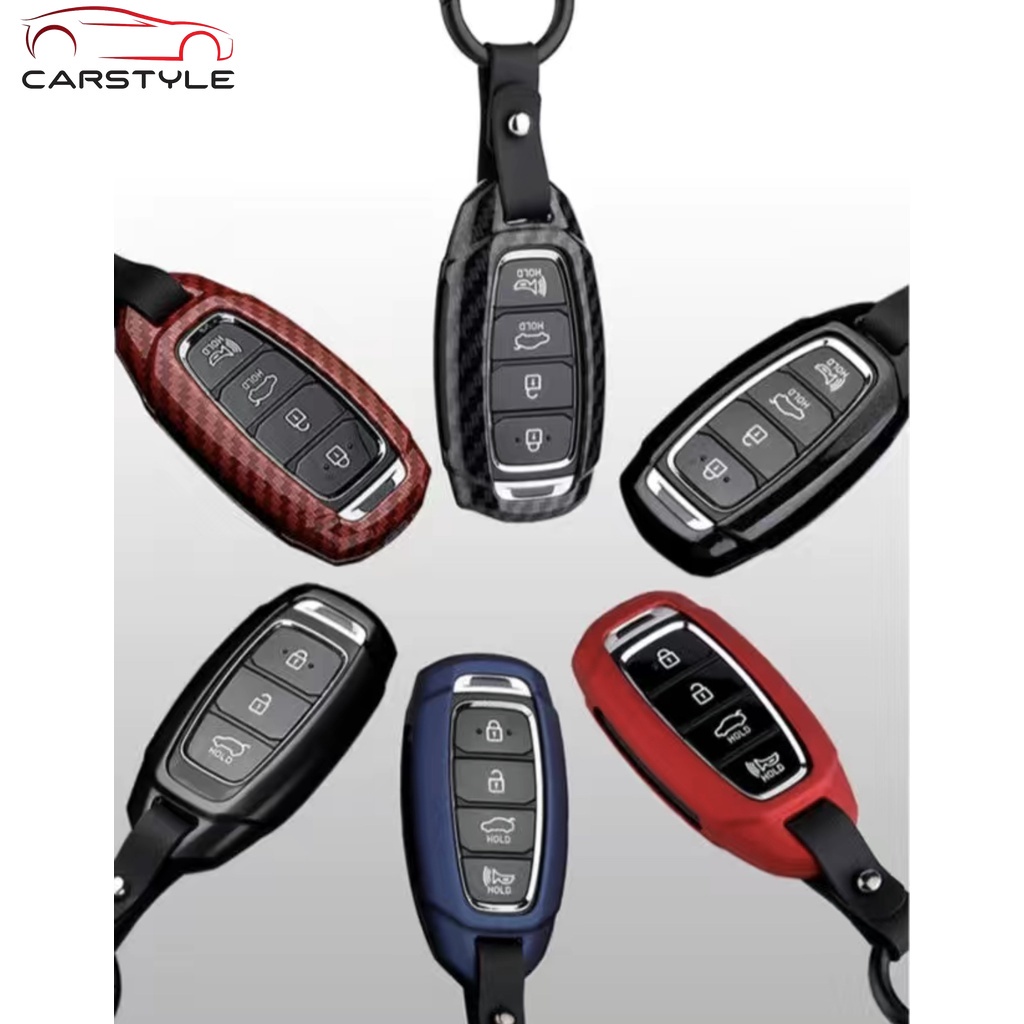 Vỏ bọc chìa khóa xe hơi bằng kim loại cho HYUNDAI ACCENT/KONA/SANTAFE 2020/ELANTRA/TUCSON
