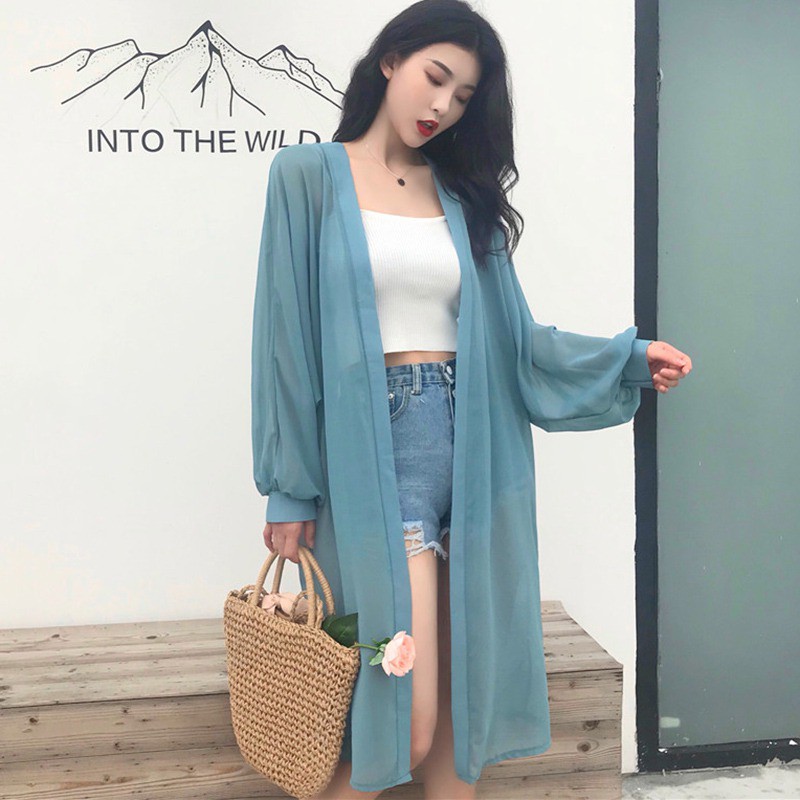 Áo khoác cardigan chống nắng cho nữ