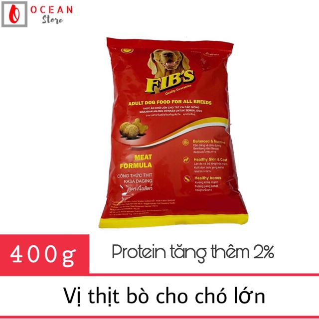 Thức ăn chó vị bò 1234