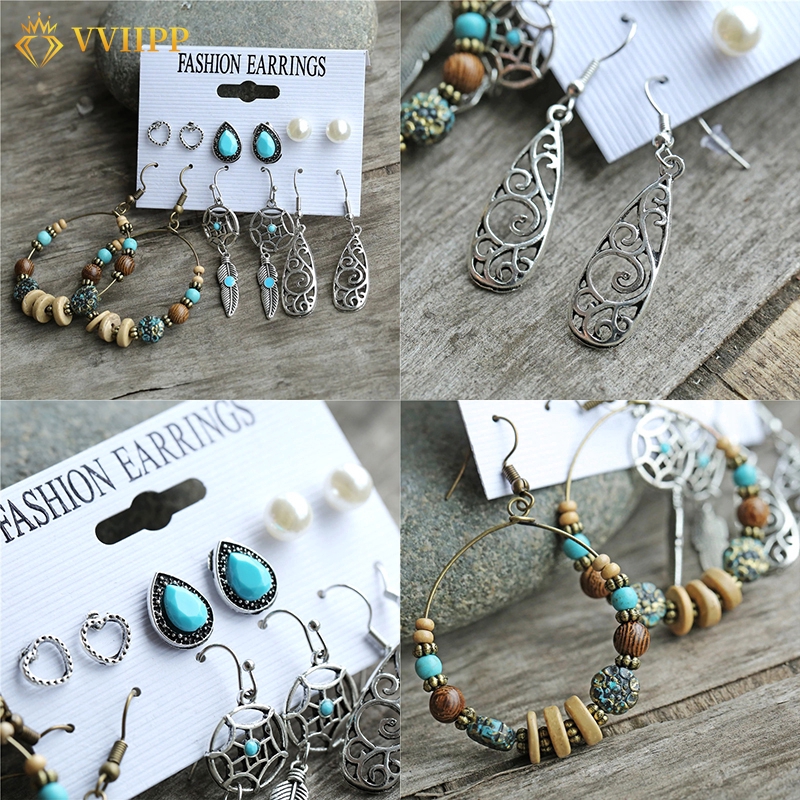 6 Đôi Bông Tai Thời Trang Nữ Tính