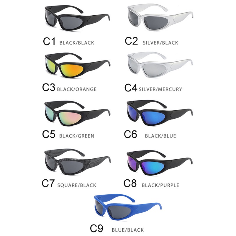 Kính Mát Gọng Vuông Nhiều Màu Sắc Thời Trang Mùa Hè Cho Nam Và Nữ