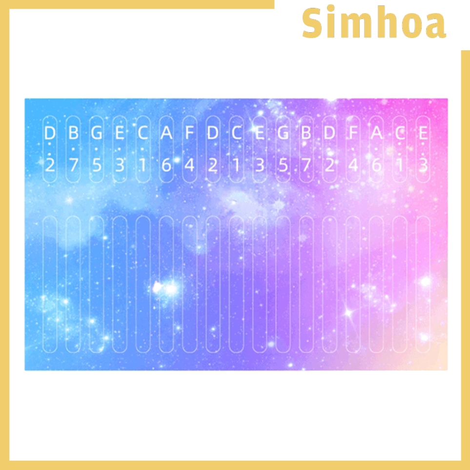 Bộ sticker dán nốt nhạc cho đàn Kalimba 17 phím