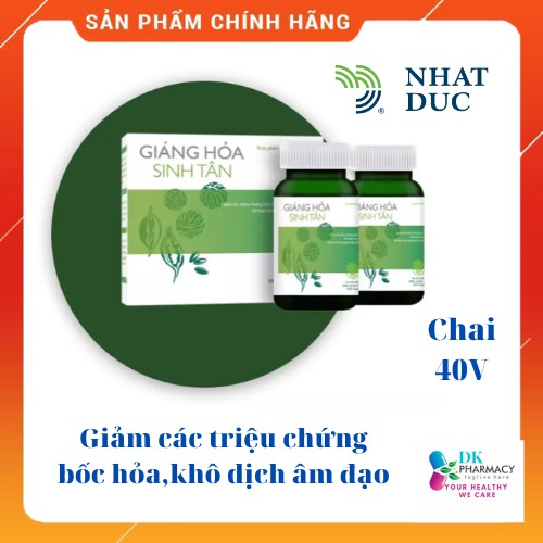 GIÁNG HOẢ SINH TÂN(CHÍNH HÃNG)- Giảm triệu chứng bốc hỏa, nóng bừng mặt, đổ mồ hôi ở phụ nữ