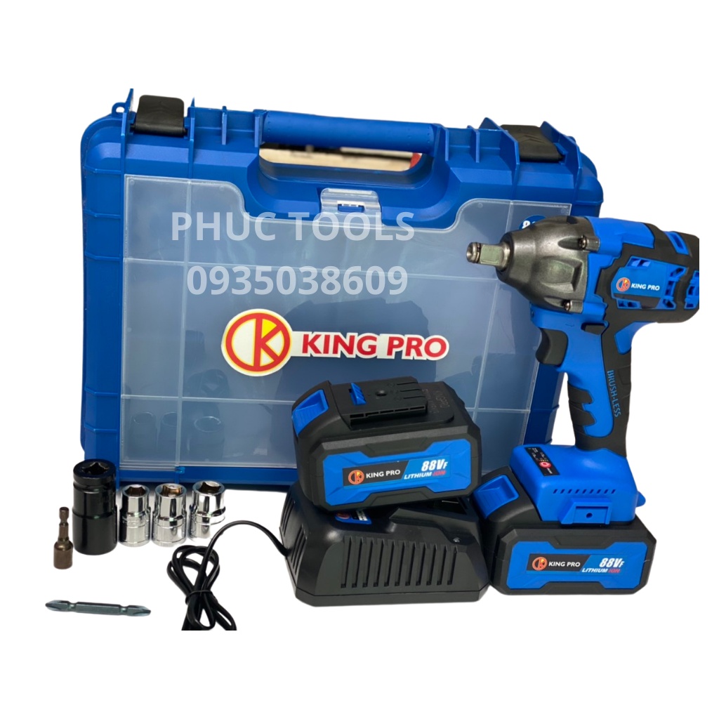 Máy siết bulong pin KING PRO bắn vít mở ốc 24 xe tay ga