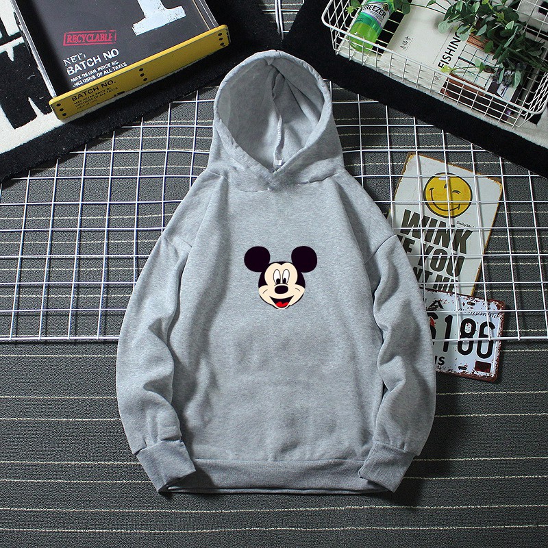 Áo Hoodie Dài Tay In Hình Dễ Thương Cho Bé