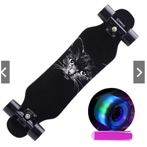 Ván trượt dài thể thao mặt nhám LONGBOARD cao cấp Dancing 80*20cm Phát Sáng