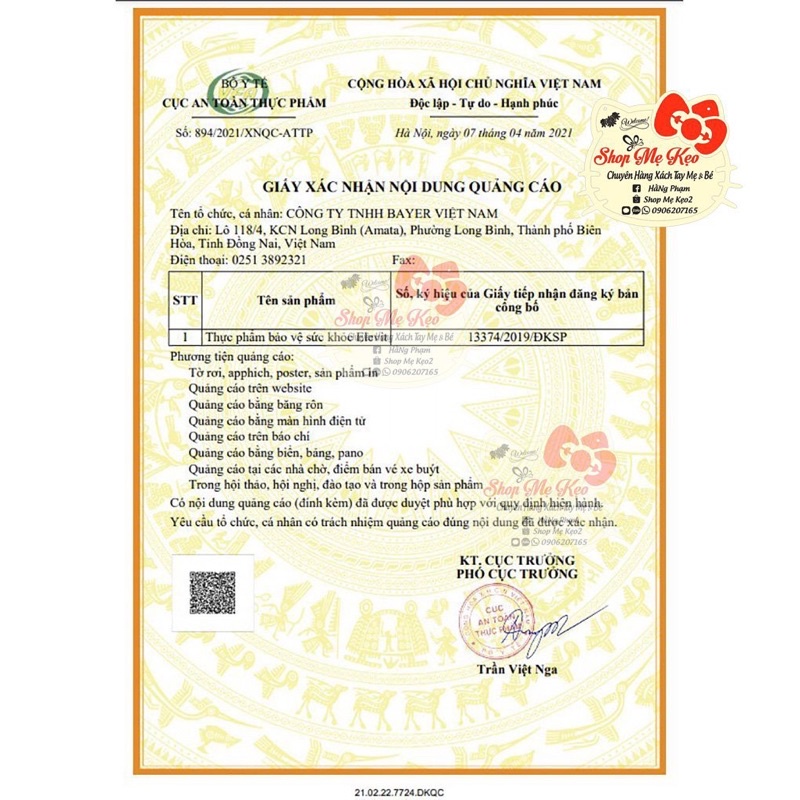 Elevit DHA + Choline Pregnancy 60 Capsules- Viên uống bổ sung DHA cho mẹ bầu 60 viên