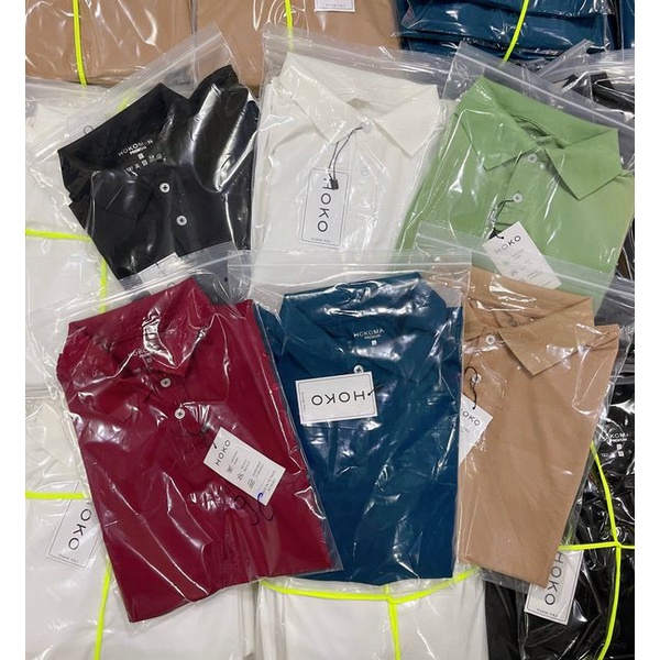 Áo thun nam áo POLO nam phối cổ bẻ TRẮNG TRƠN, chất cotton cá sấu, mẫu mới hot trend, sang trọng đẳng cấp