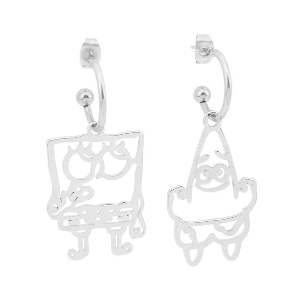 JARRED Vòng cổ Thép Titan Không Gỉ Mặt Patrick Dễ Thương