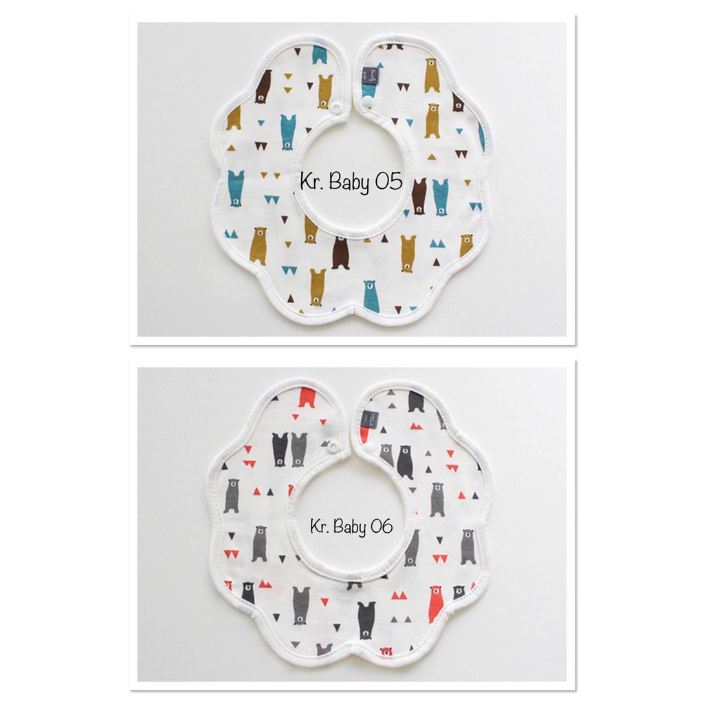 Yếm cổ hoa Bunnies Blossom made in Korea