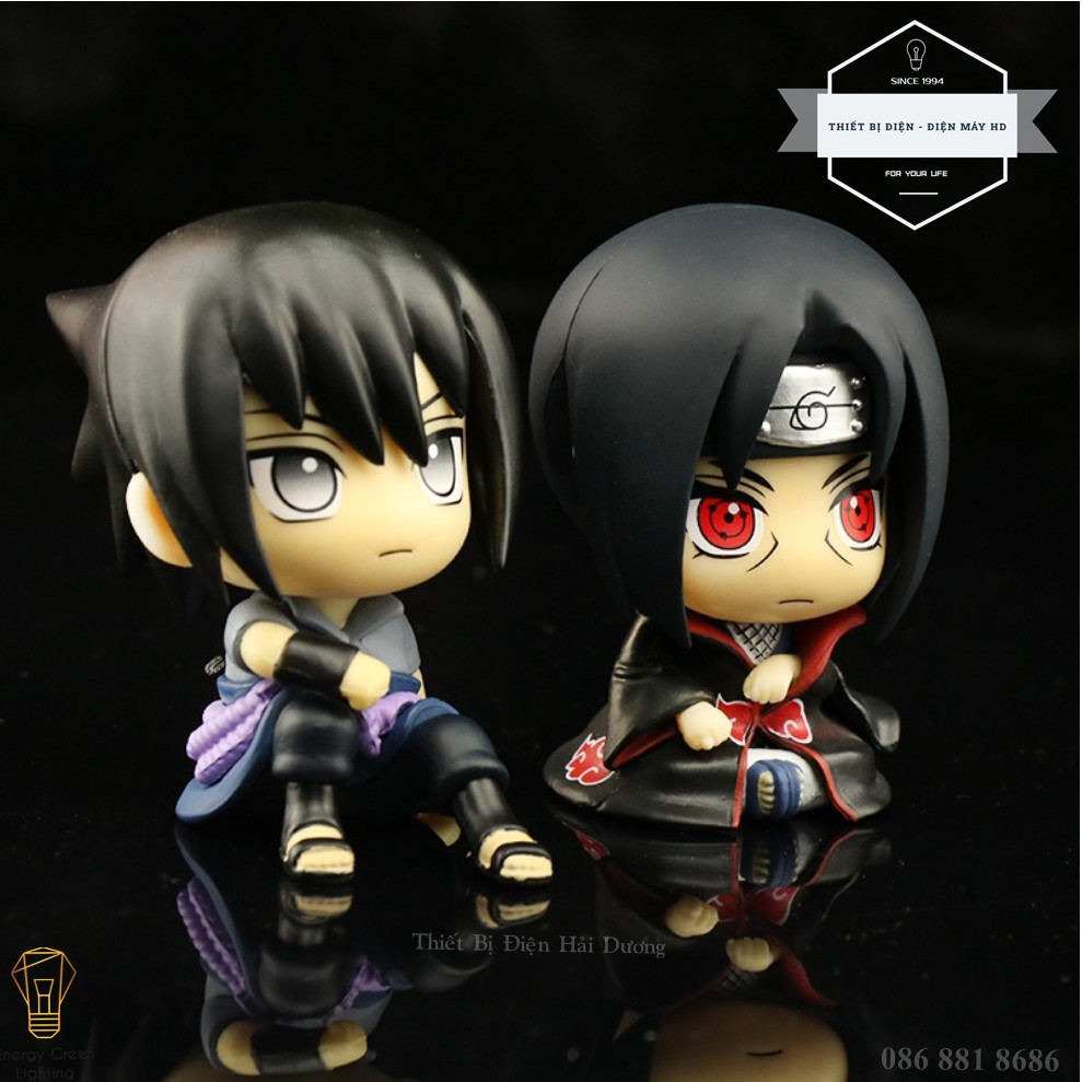 Mô Hình Chibi 4 Nhân Vật Naruto - Kakashi - Sasuke -Itachi - Siêu Đẹp - Siêu Dễ Thương - Bảo Hành 12 Tháng - Có Video