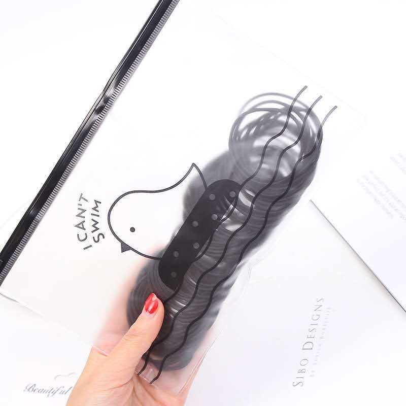 Set 100 Dây Buộc Tóc Co Giãn Thời Trang Hàn Cho Nữ