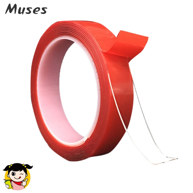 Cuộn băng keo silicone 2 mặt trong suốt 1cm*3m