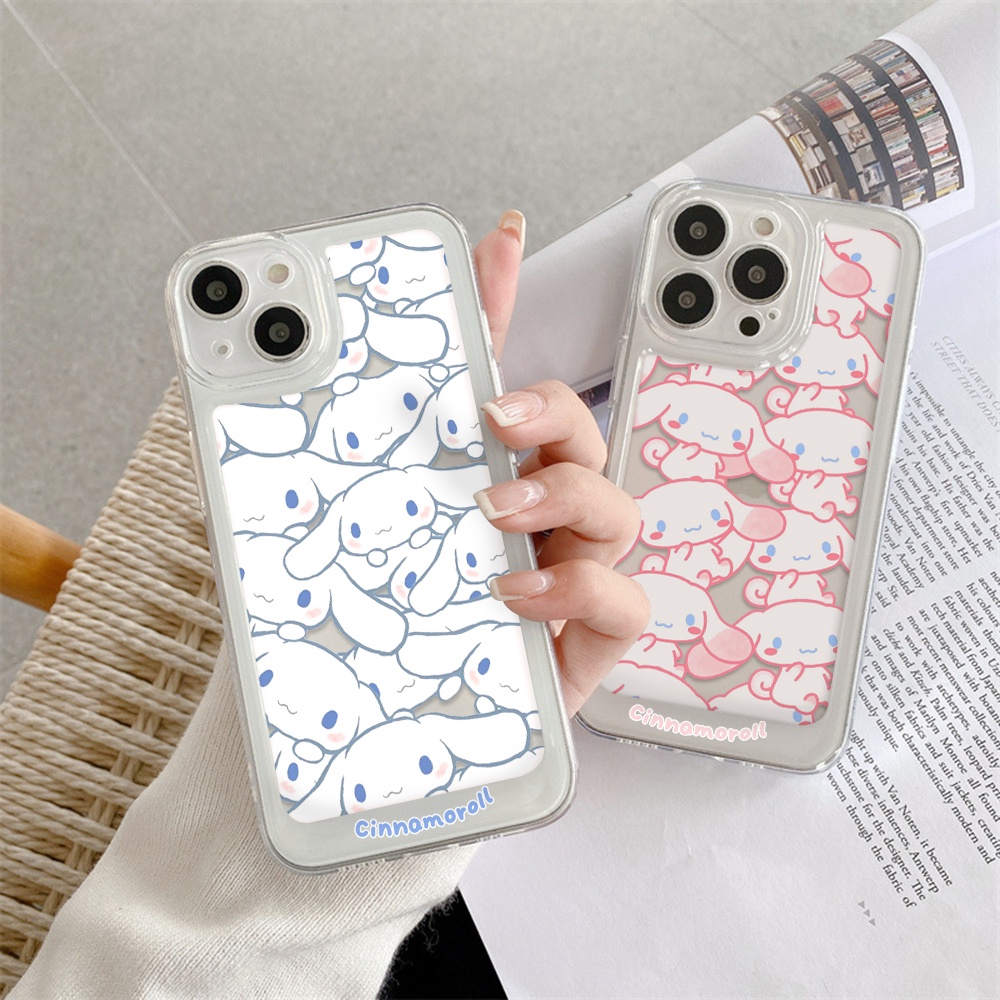 Ốp Điện Thoại Trong Suốt In Hình Cinnamoroll / Không Gian Cho iPhone 13 12 11 X XS Pro Max XR 7 8 Plus