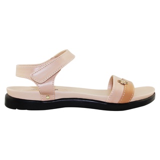 Sandal đế bằng nữ Bita's SYN.240 (Đen + Kem + Xám)