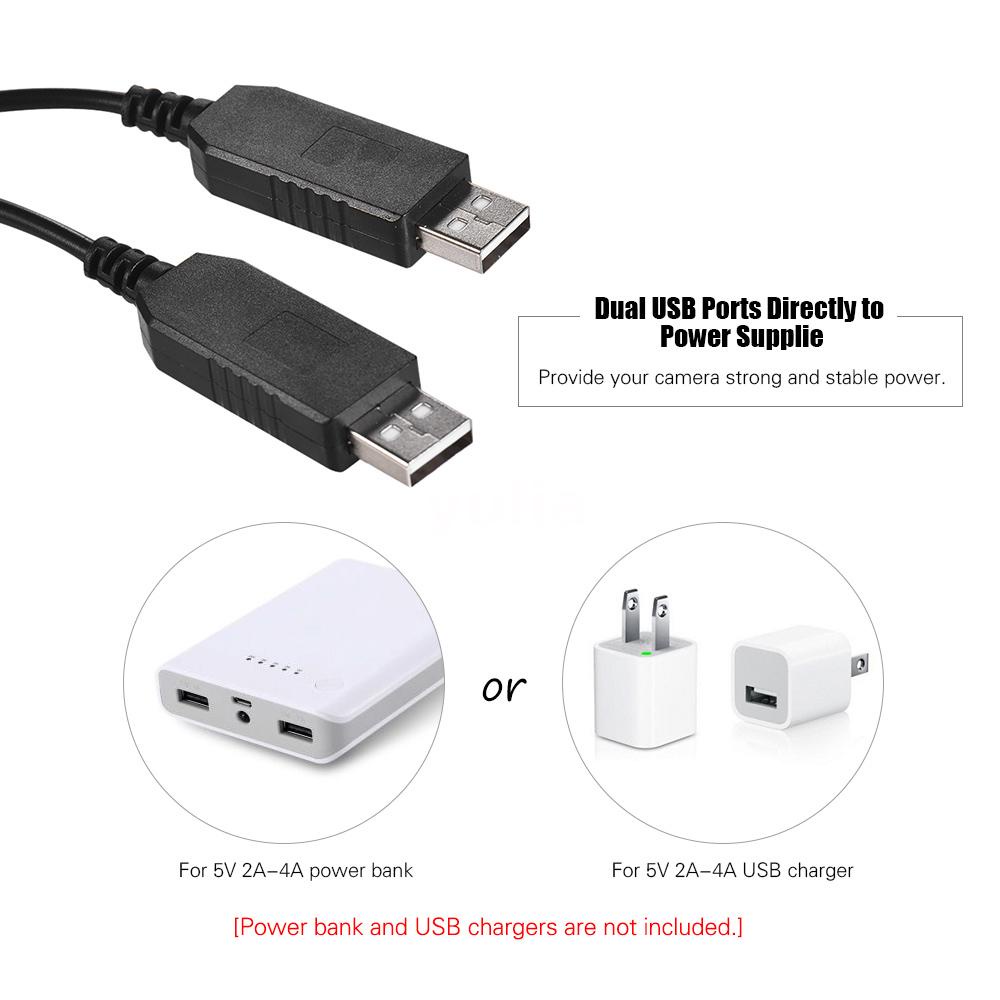 Pin Máy Ảnh Andoer Hai Cổng Usb Adpater, Dr-E6 Dc Thay Thế Lp-E6 Cho Eos 5d Mark Ii, 5d Mark Iii, 5d Mark Iii, 5d Mark Iii, 5d Markd 60, 7d 6 Ii, 7d Ii, 6 Ii