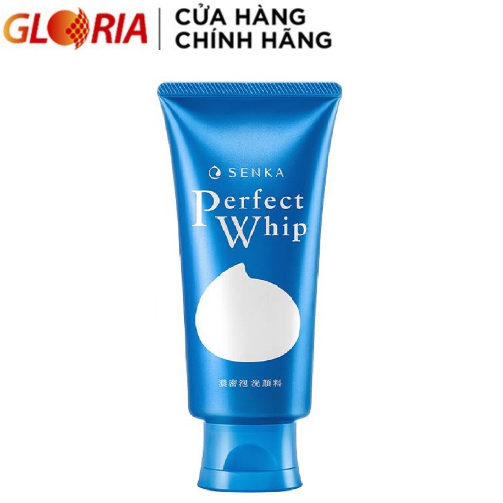 Sữa rửa mặt tạo bọt chiết xuất tơ tằm trắng Senka Perfect Whip 150g