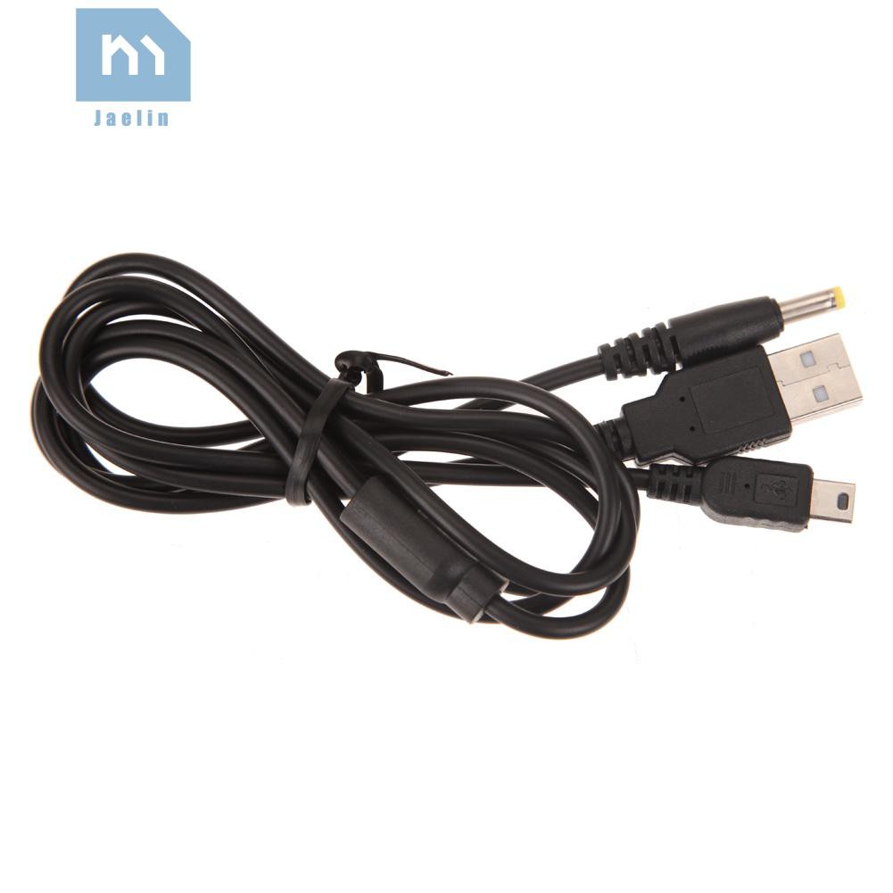 Dây cáp sạc dữ liệu thiết kế 2 trong 1 giao diện USB 1.2m tiện dụng cho Sony PSP