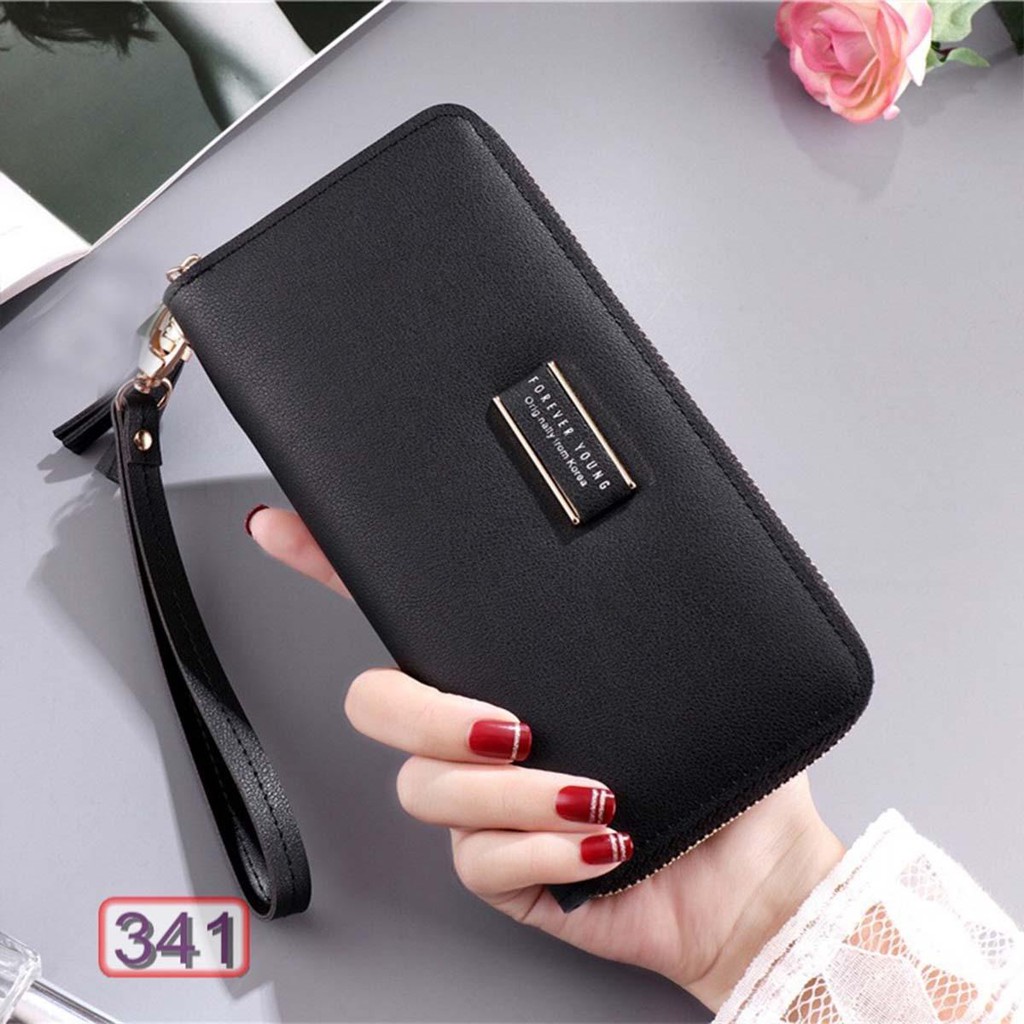 Bóp Ví Dài Nữ Cầm Tay FOREVER YOUNG Vuông Tua Đựng Thẻ 341 Siêu Hot | BigBuy360 - bigbuy360.vn