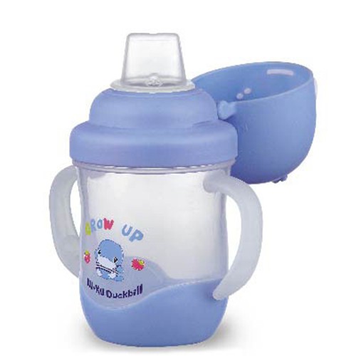 Bình tập uống cho bé 3 trong 1 nhựa PP và silicone cao cấp KUKU KU5453 200ml