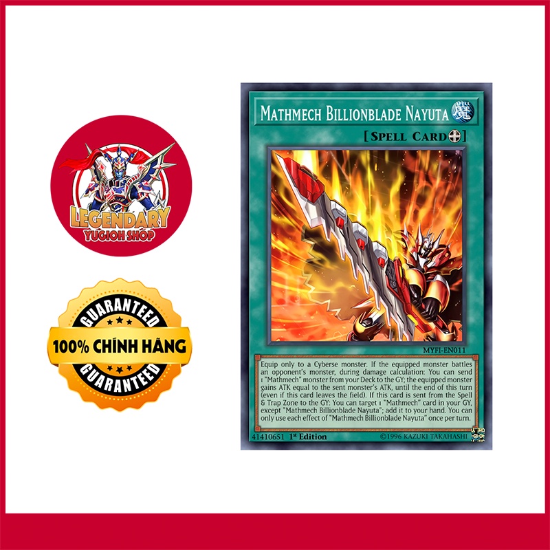 [Thẻ Bài Yugioh Chính Hãng] Mathmech Billionblade Nayuta