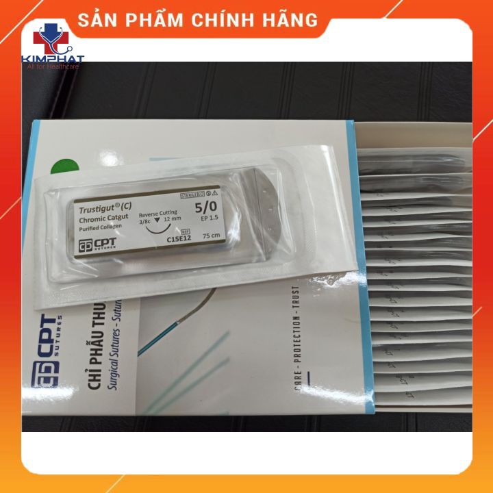 Chỉ phẩu thuật CPT Nylon 2/0 3/0 4/0 5/0 6/0 7/0