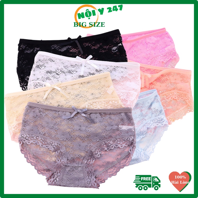 Quần lót nữ cạp cao ren đẹp mềm mại gợi cảm quyến rũ quần lót sexy