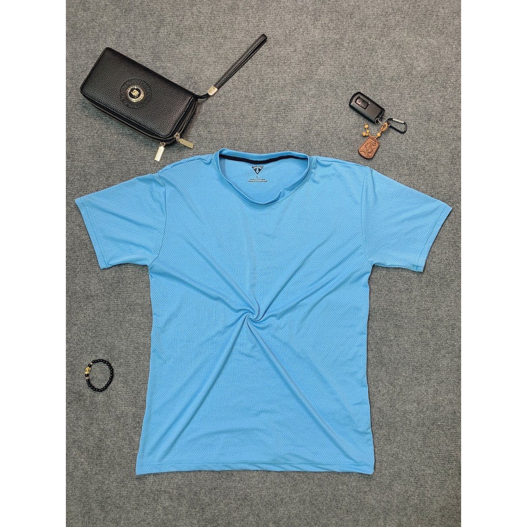 Áo cộc tay cho nam chất liệu thun lạnh mềm mịn 4 chiều thoáng mát 3 Màu Xanh Ngẫu Nhiên - TM06 | BigBuy360 - bigbuy360.vn