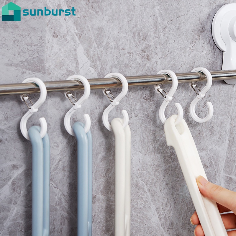 Móc Treo Túi Xách Hình Chữ S Đa Năng Màu Trong Suốt