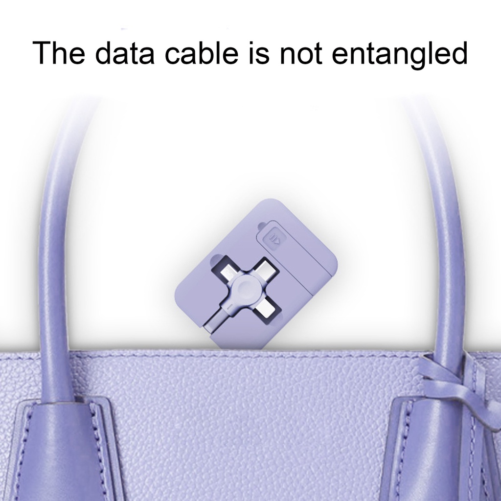 Dây cáp sạc nhanh 3 trong 1 cổng micro usb typeC / 8pin cho điện thoại thông minh