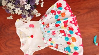 Váy lanh lụa  cho bé gái