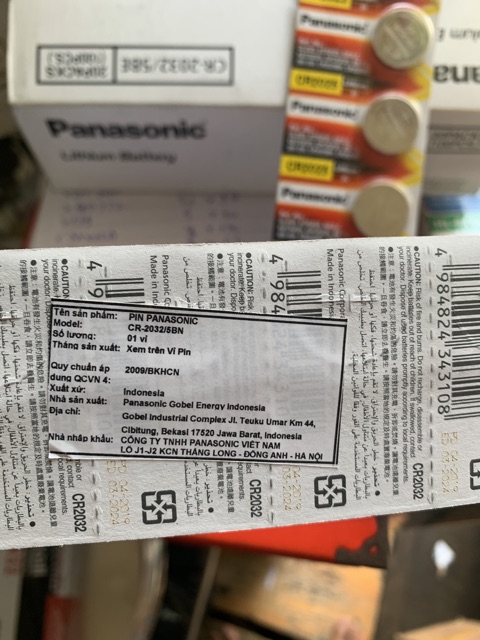 Pin CR2032 Panasonic  Đúng Hàng Xịn