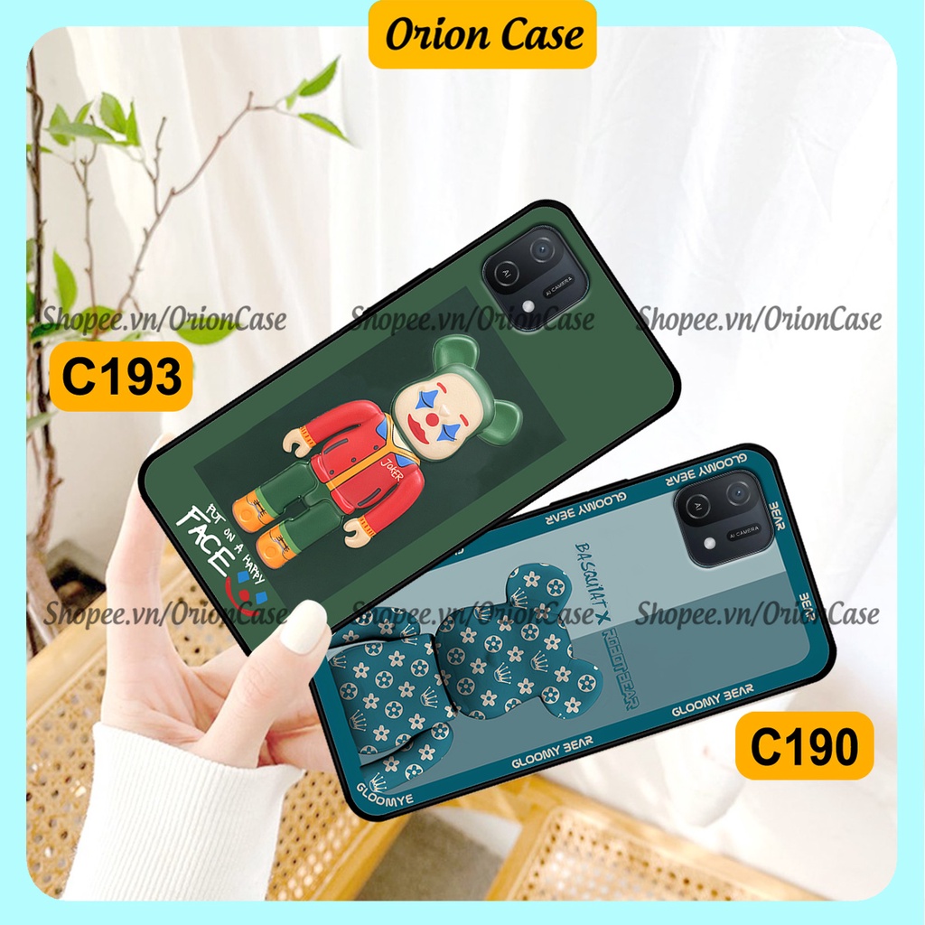Ốp lưng Oppo A16k in hình bearbrick 3D thời trang, cá tính. ốp chống sốc, bền đẹp