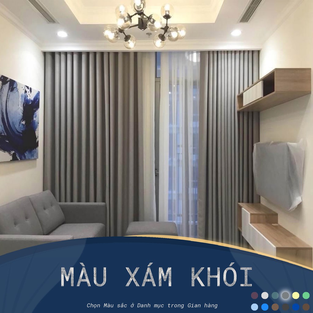 [ HÀNG LOẠI 1] Rèm cửa chống nắng Minh Tâm , nhiều size, đa dạng màu sắc -  miễn phí cắt chiều cao theo yêu câu ( kích t