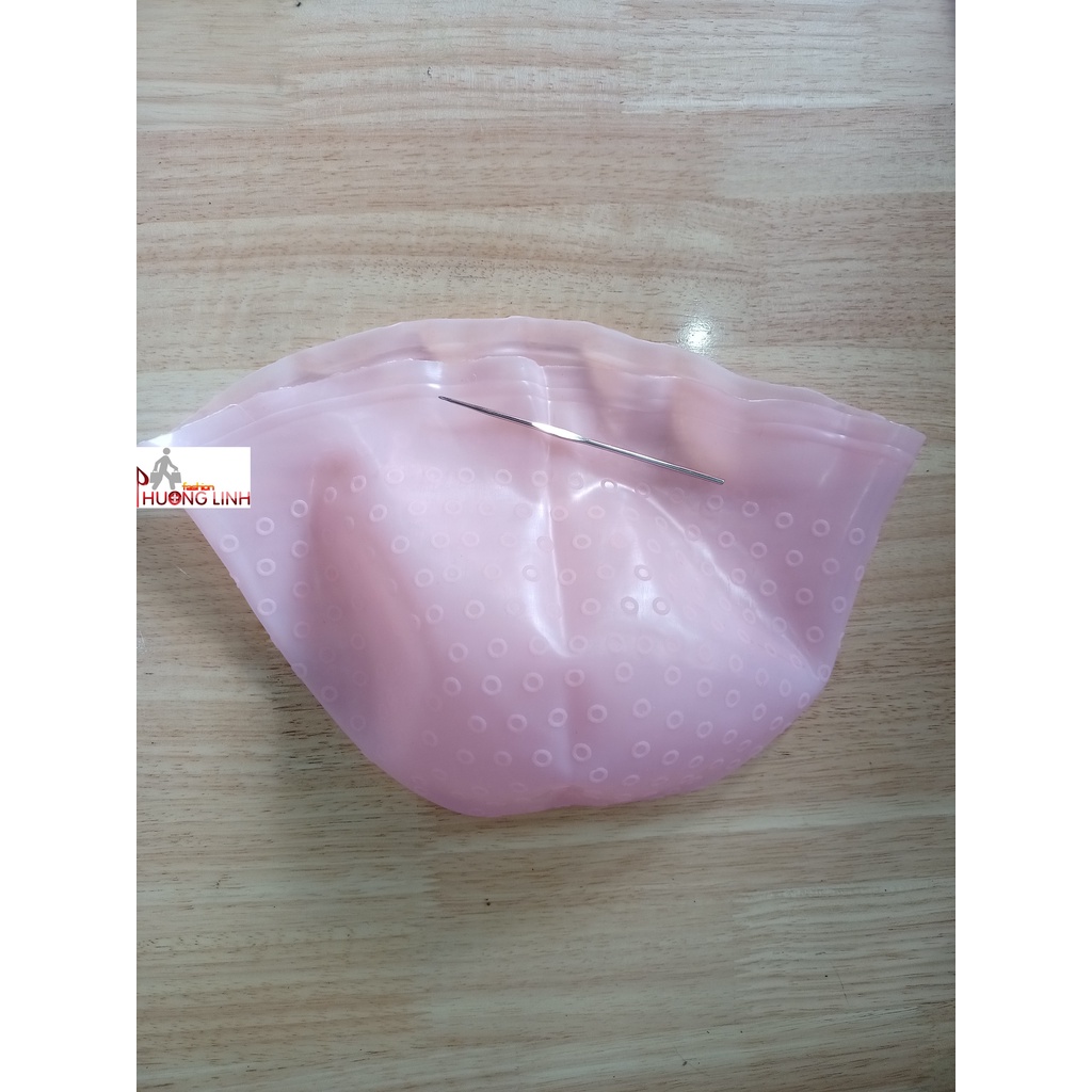 Nón móc lai bằng silicon có kèm theo cây móc lai