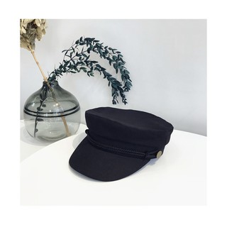 Mũ Baker boy dạ Hàn Quốc Nón Beret trơn Bát giác Thời trang
