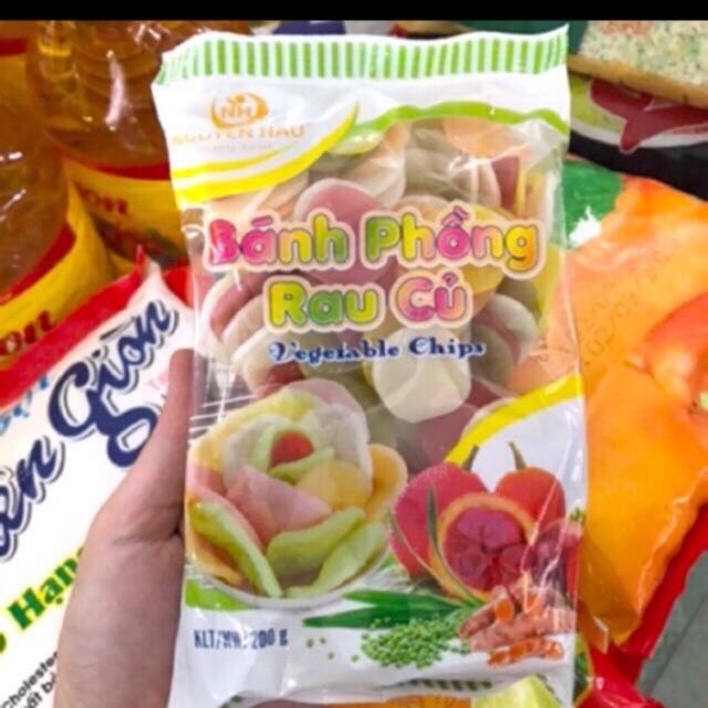 Sỉ 10 gói phồng tôm rau củ quả hàng chuẩn công ty