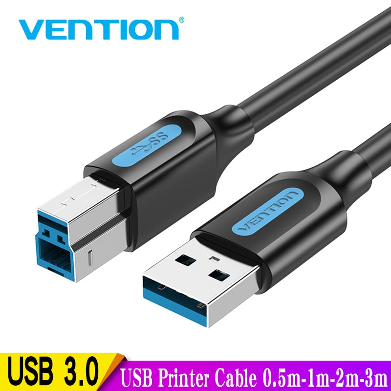 Dây Cáp Máy Ảnh VENTION Chuyển Đổi USB 3.0 A Sang USB 3.0 B Tốc Độ Cao 5gbps Chất Lượng Tốt